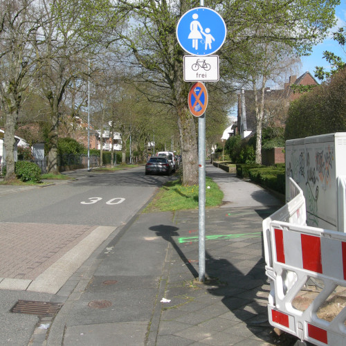 Augusta Straße vorher